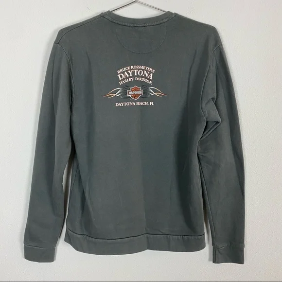 Harley Davidson Motorcycles Daytona Beach Florida Sweater - Picture 2 of 9